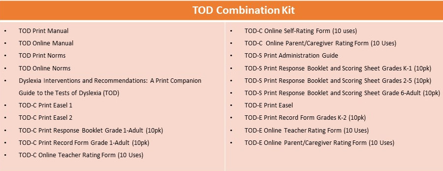 TOD Combo Kit