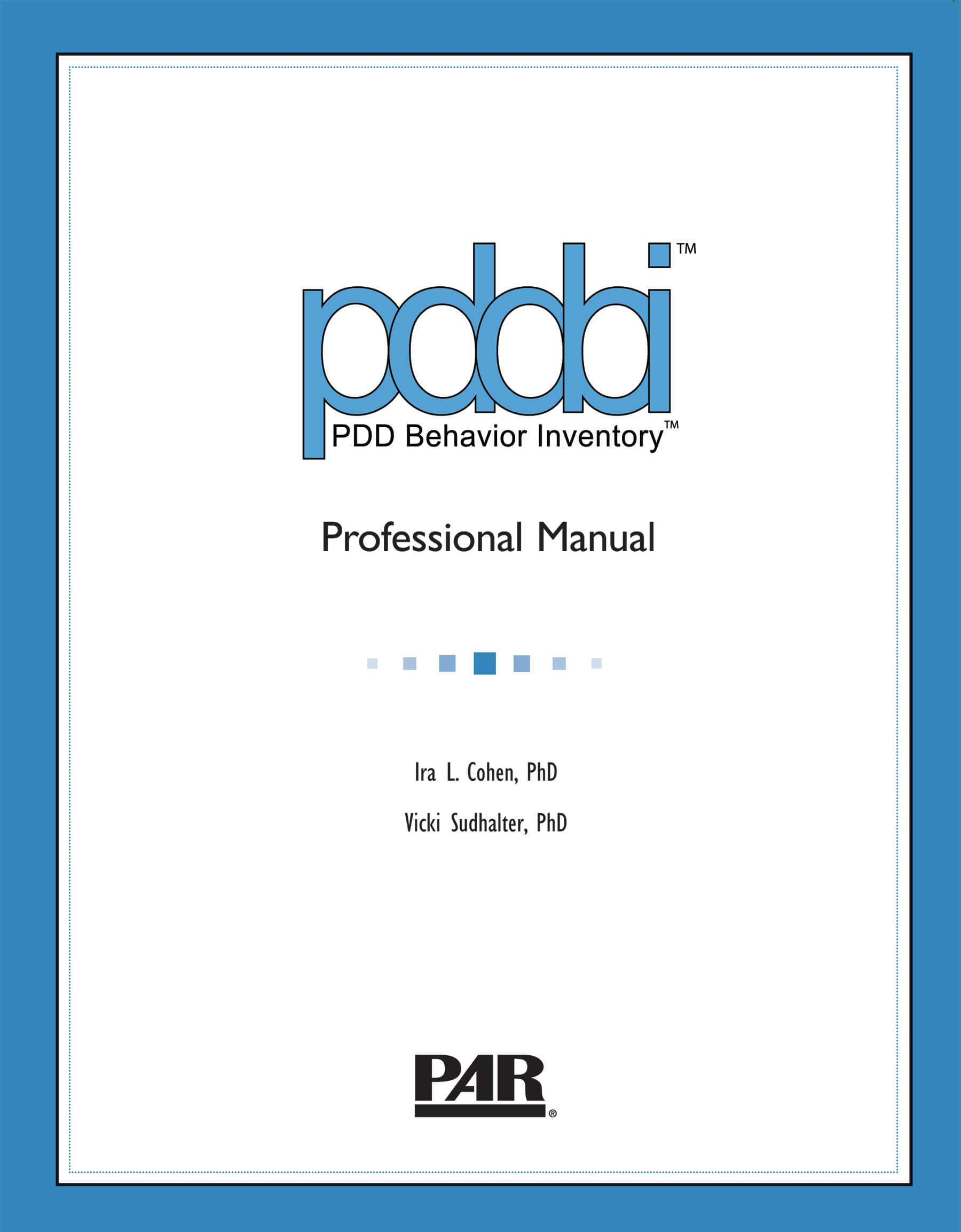 PDD Behavior Inventory™ - 