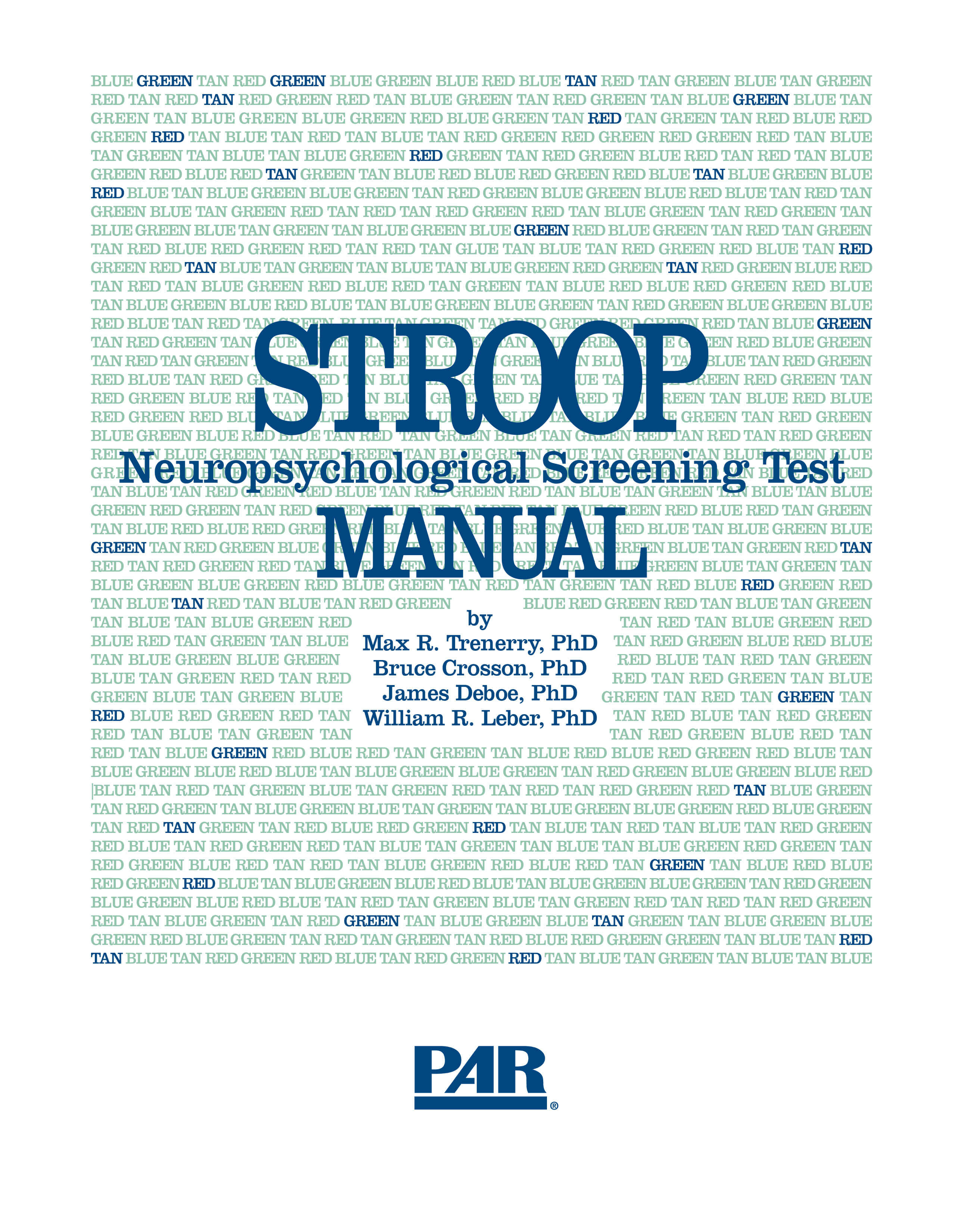Stroop Neuropsychological Screening Test - 