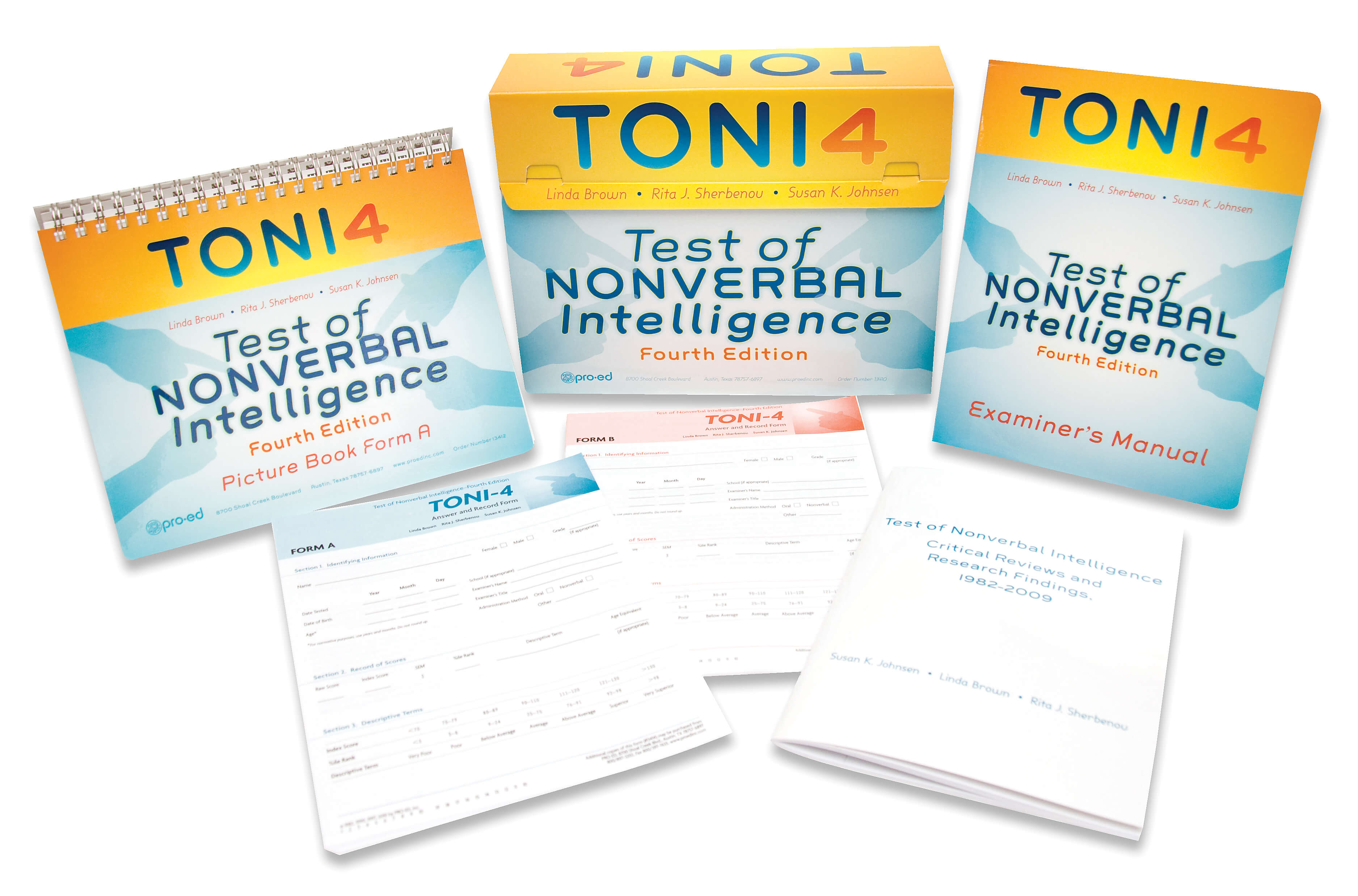 TONI–4: Test of Nonverbal Intelligence 4th Edition - 