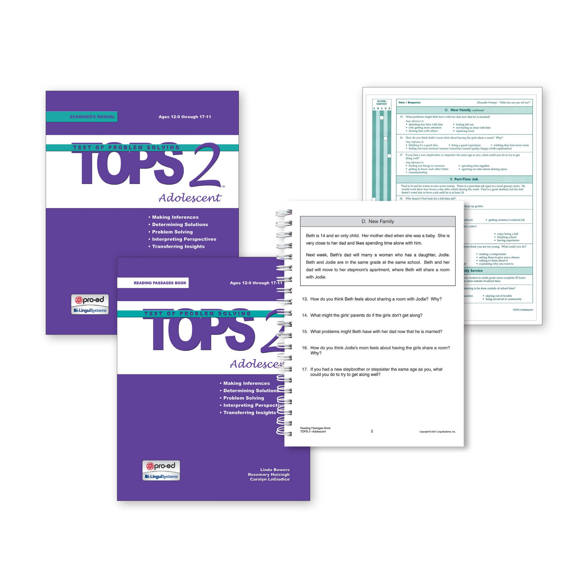 TOPS–2:A: Test of Problem Solving 2: Adolescent - 