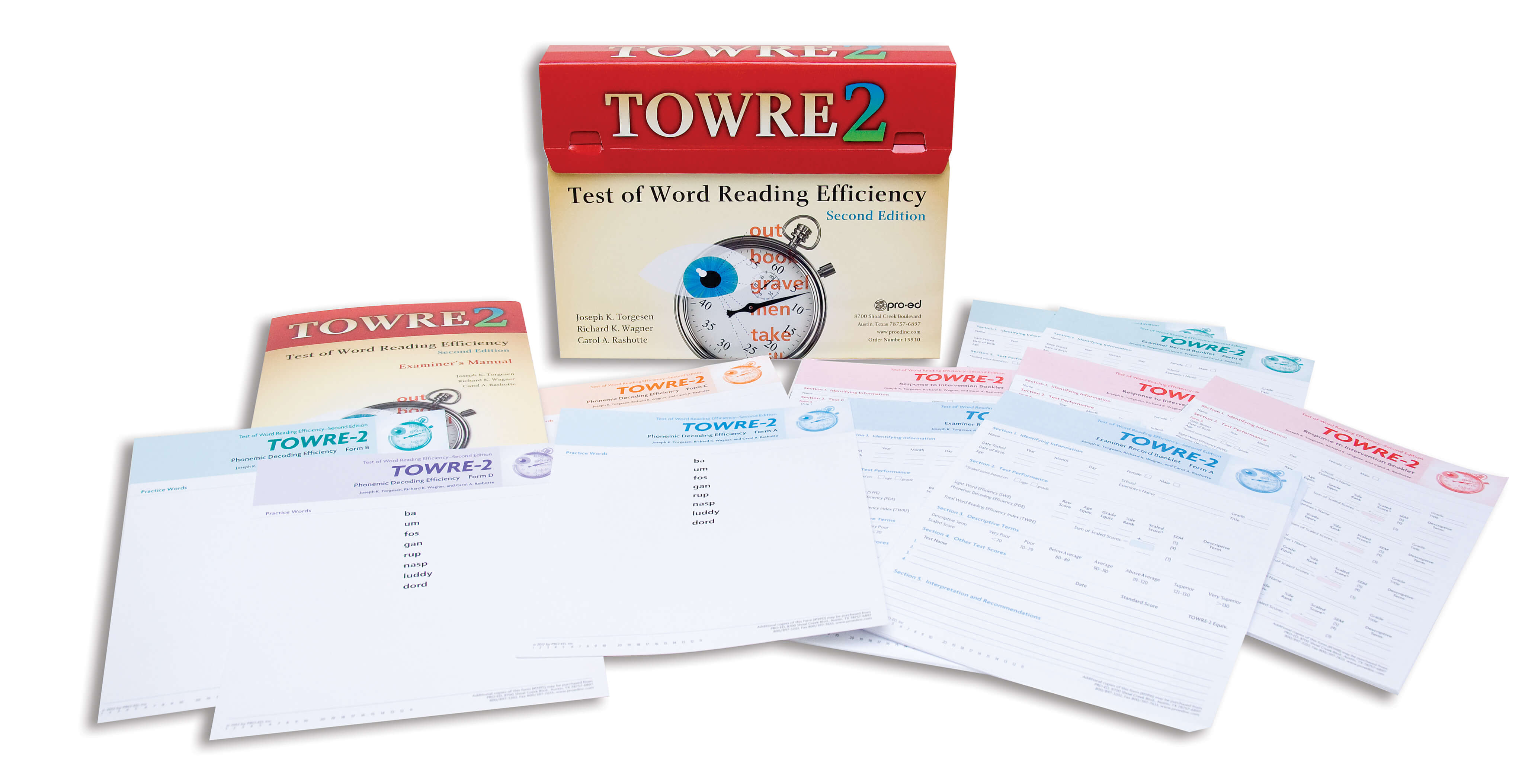 TOWRE-2 Test of Word Reading Efficiency 2nd Ed - 